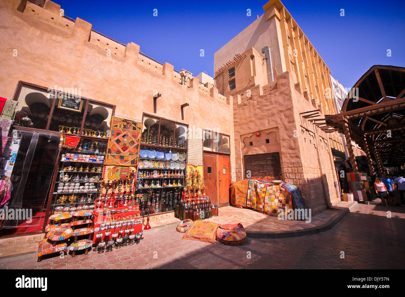 Bur Dubai Souk Dubai United Arab Emirates Stock Photo Alamy