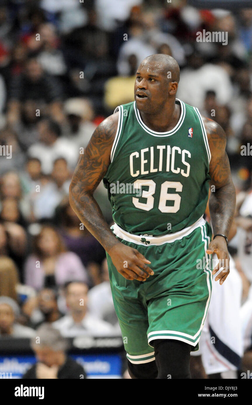 2010-11 Shaquille O'Neal Game Worn Boston Celtics Jersey - NBA, Lot #50819
