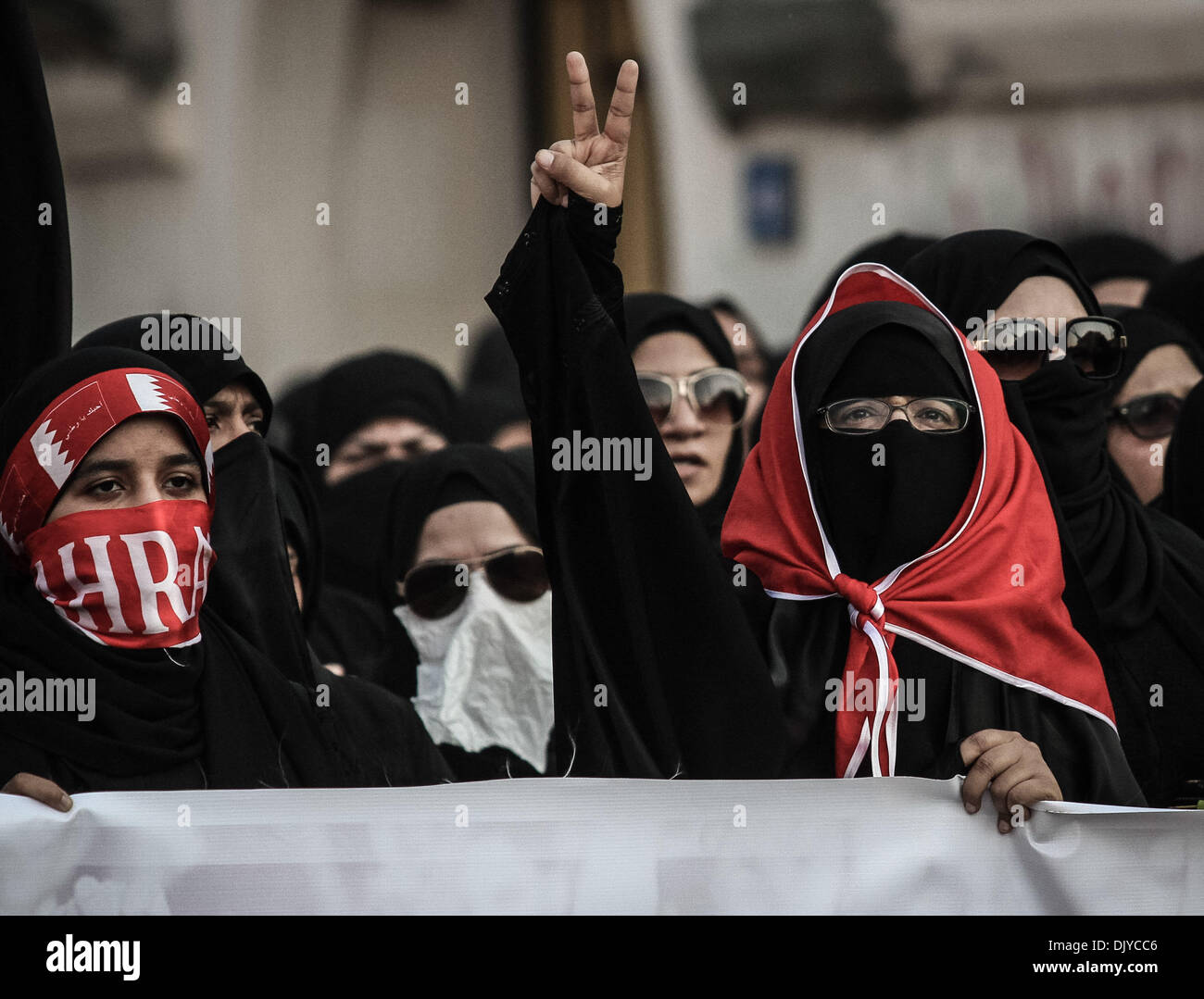 Sanabis, Bahrain. 30th Nov 2013. Funeral of Martyr Ahmed Ameer. Riot ...
