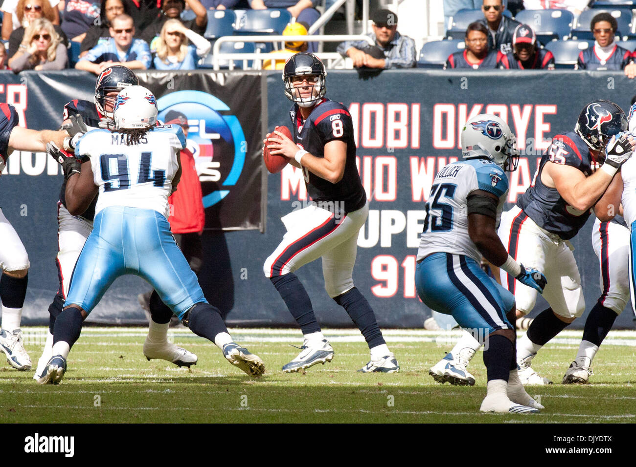 WEB FIRST: Houston Texans WR Andre Johnson and Tennessee Titans cornerback  Cortland Finnegan fight during game; Texans win 22-0