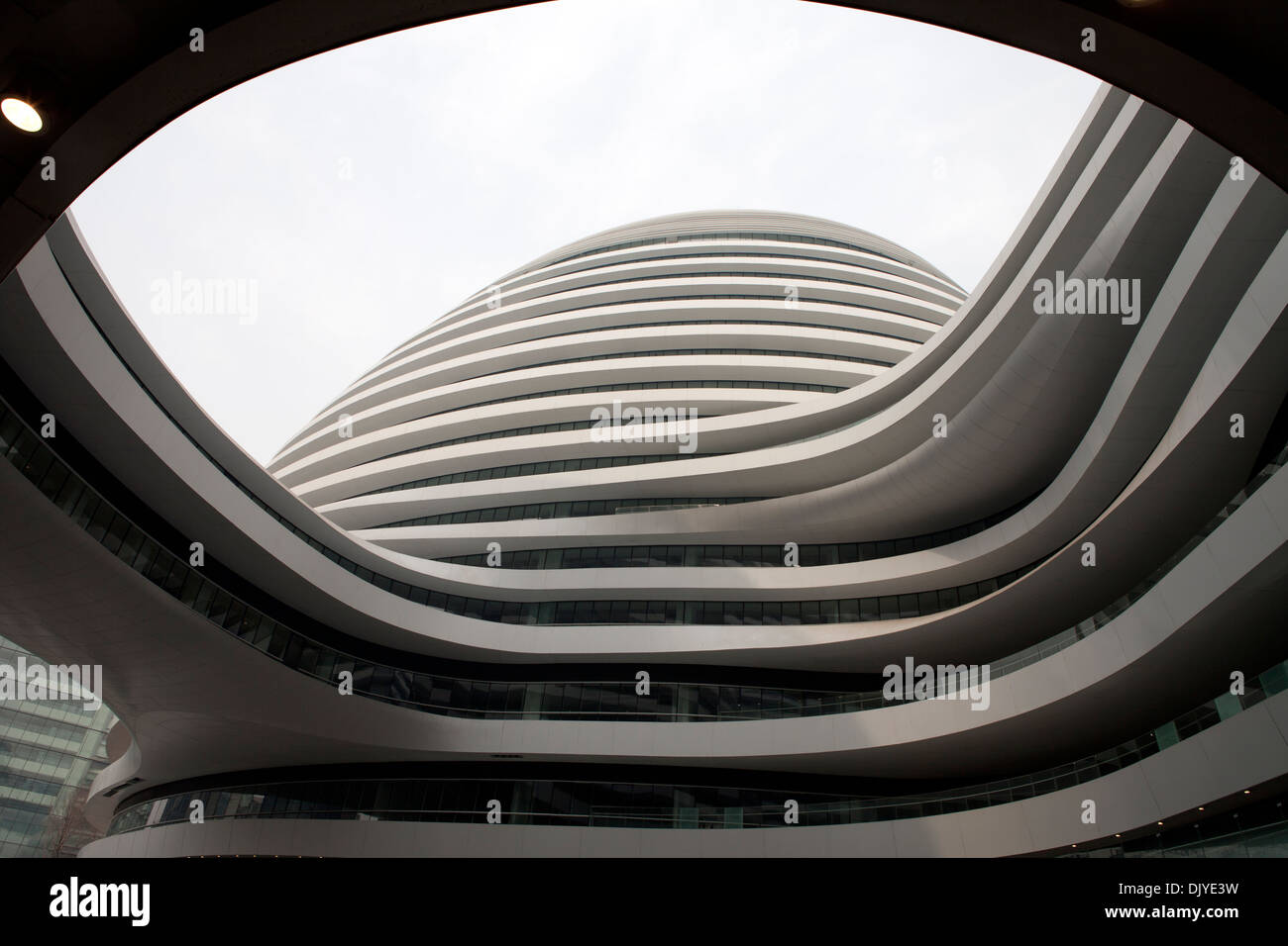 Beijing CBD yinhe SOHO Futuristic building Stock Photo - Alamy