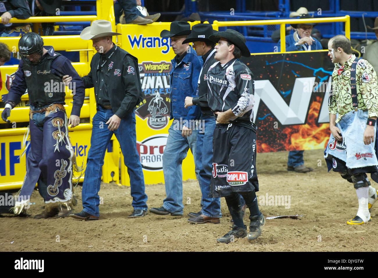 Carthage Rodeo Dec. 2, 2010 - Las Vegas, Nevada, United States of America - Bull rider ...