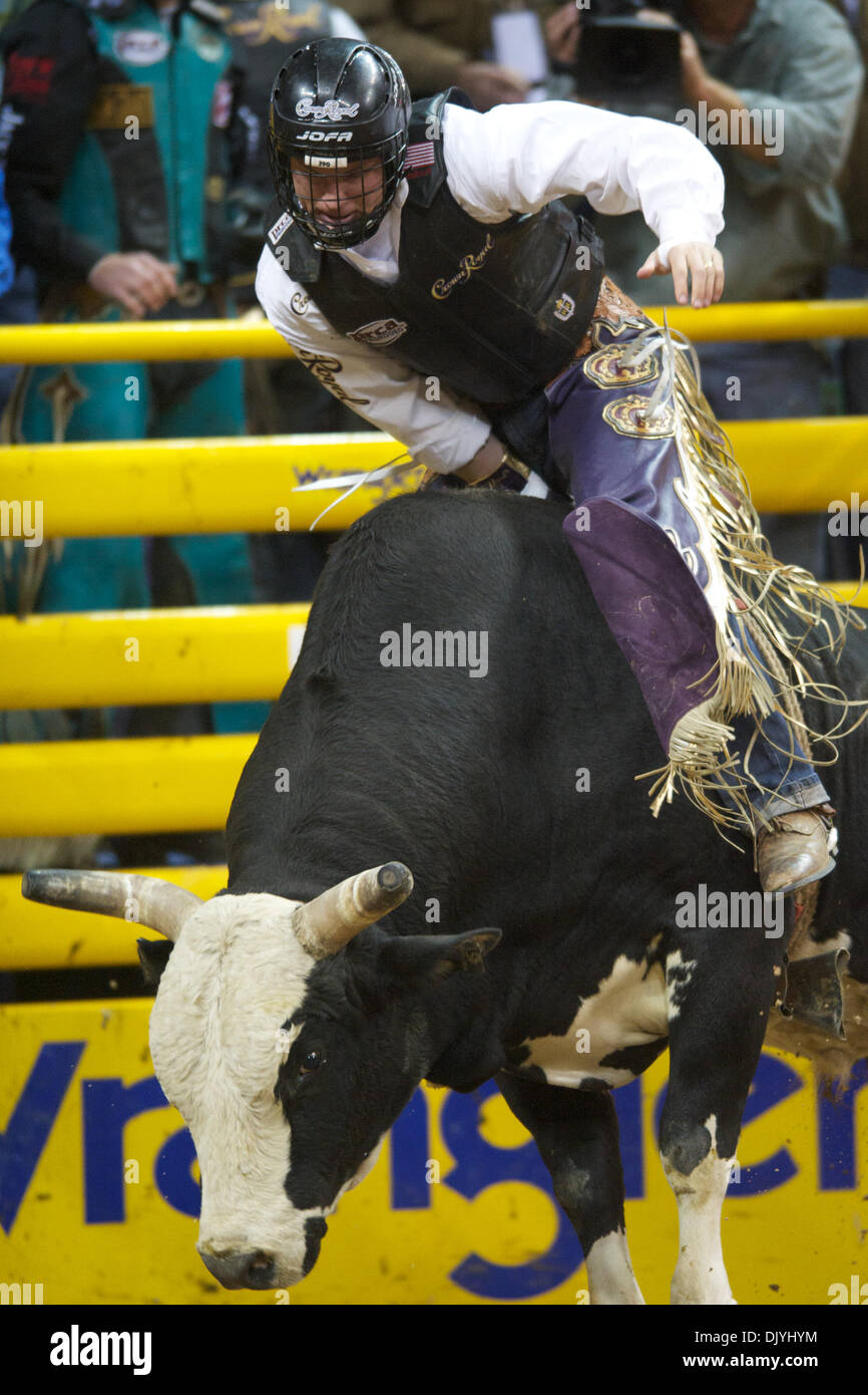 Carthage Rodeo Dec. 3, 2010 - Las Vegas, Nevada, United States of America - Bull rider ...