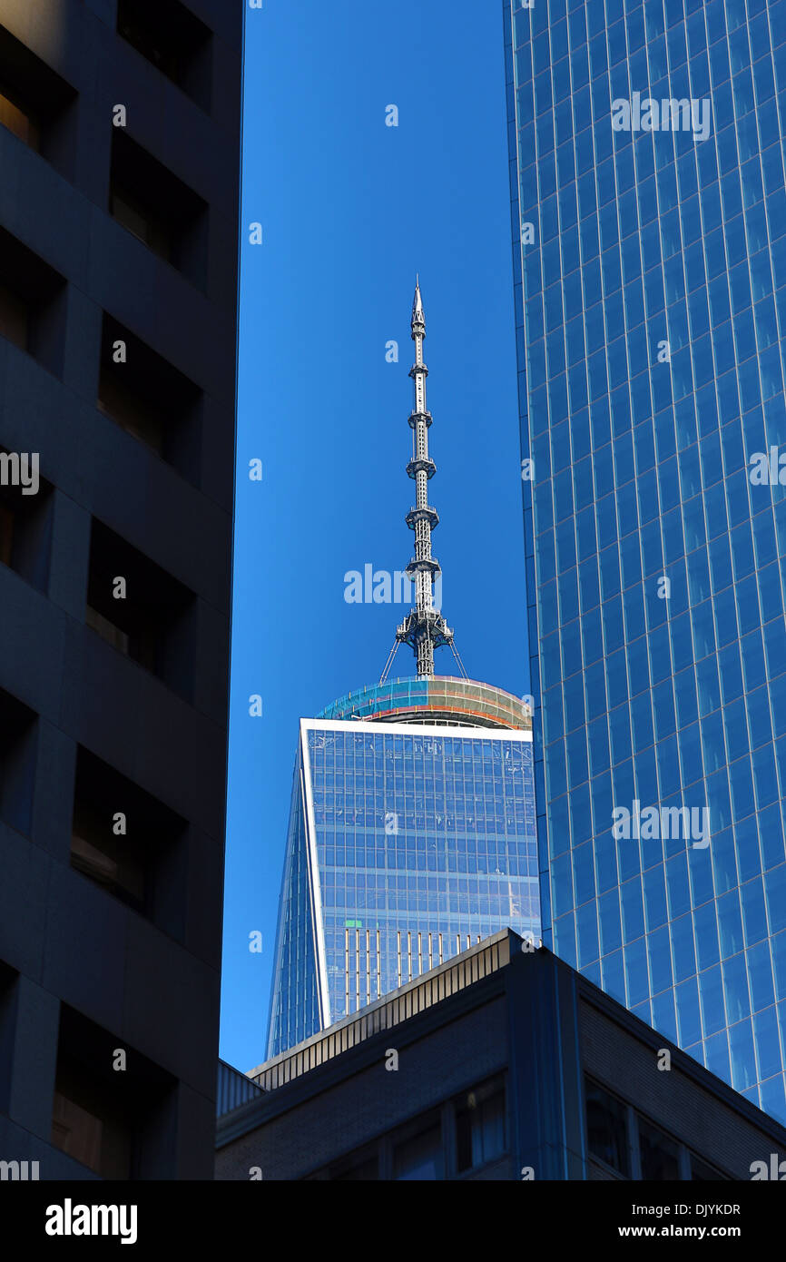 One World Trade Center ( 1 WTC ) building, New York. America Stock Photo