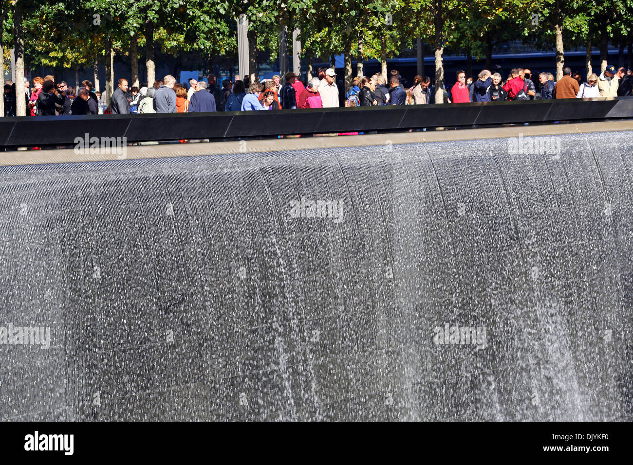 National September 11 Memorial for the 9/11 World Trade Center attack, New York. America Stock Photo