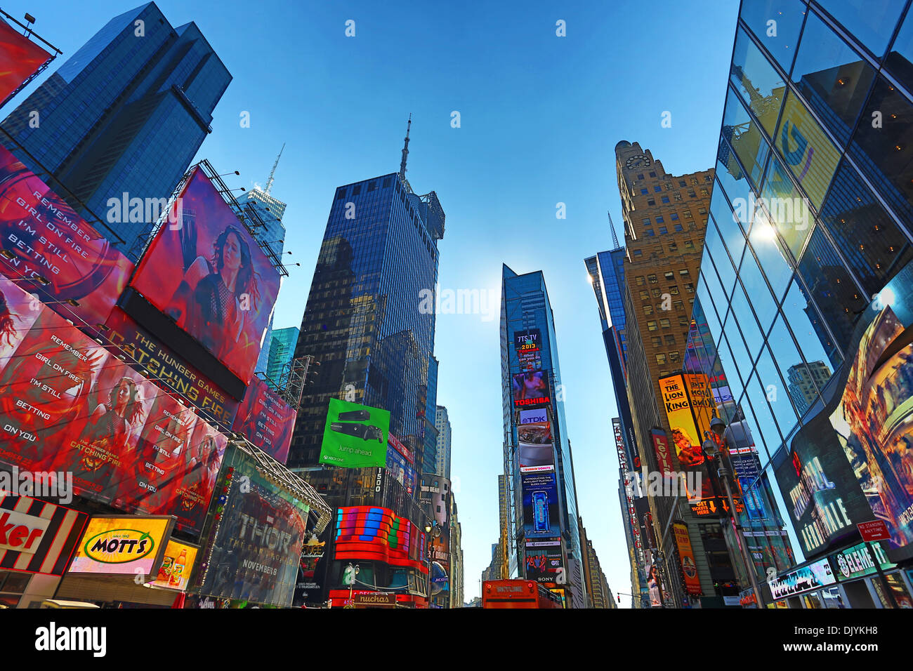 Buildings in Times Square, New York. America Stock Photo Alamy