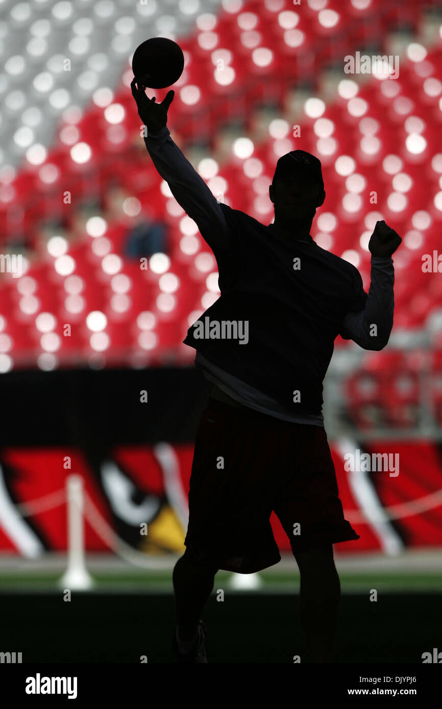 Green Bay Packers professional american football club, silhouette of NFL  trophy, logo of the club in background. Stock Photo