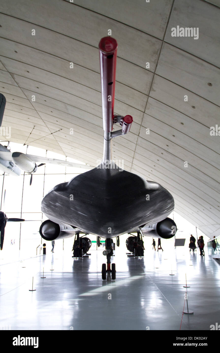 Boeing SR-71 Blackbird at the Imperial War Museum Duxford UK Stock Photo