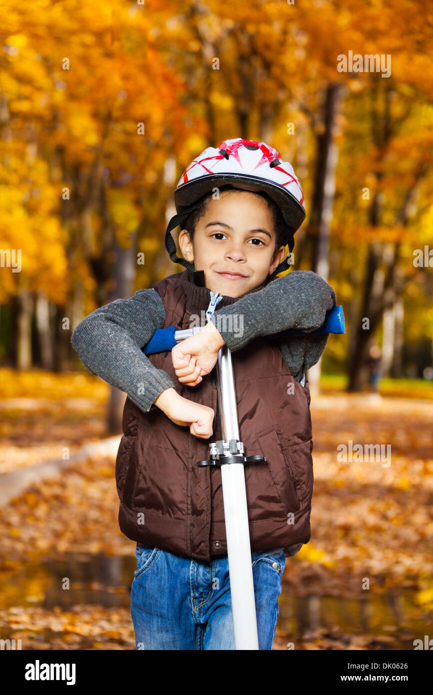 Children scooter fall hires stock photography and images Alamy