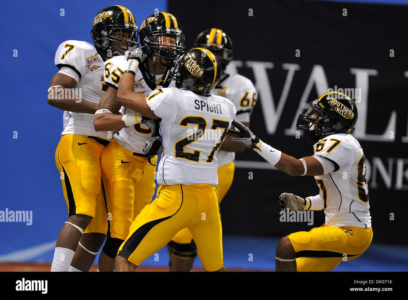 Southern miss golden eagles football hi-res stock photography and ...