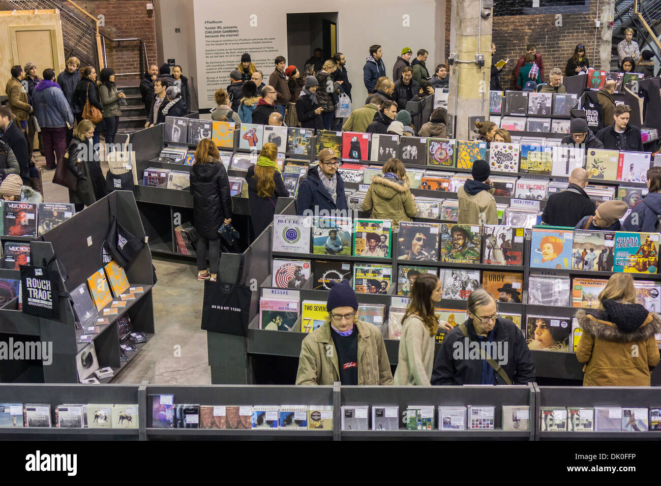 The newly opened Rough Trade NYC record store in the Williamsburg