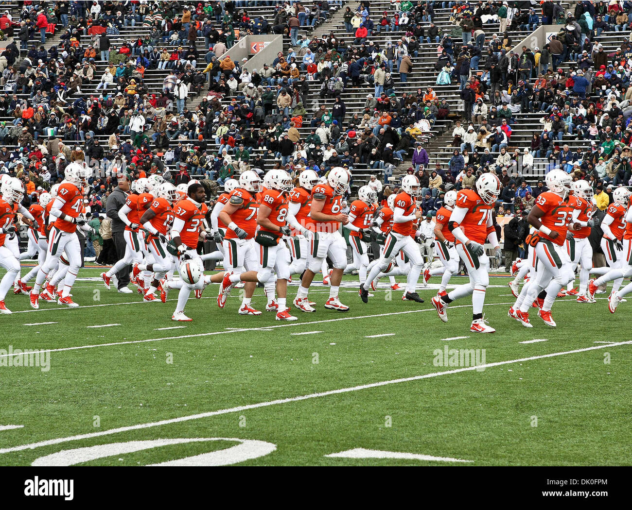 Dec. 31, 2010 - El Paso, Texas, U.S - The Miami Hurricanes football ...