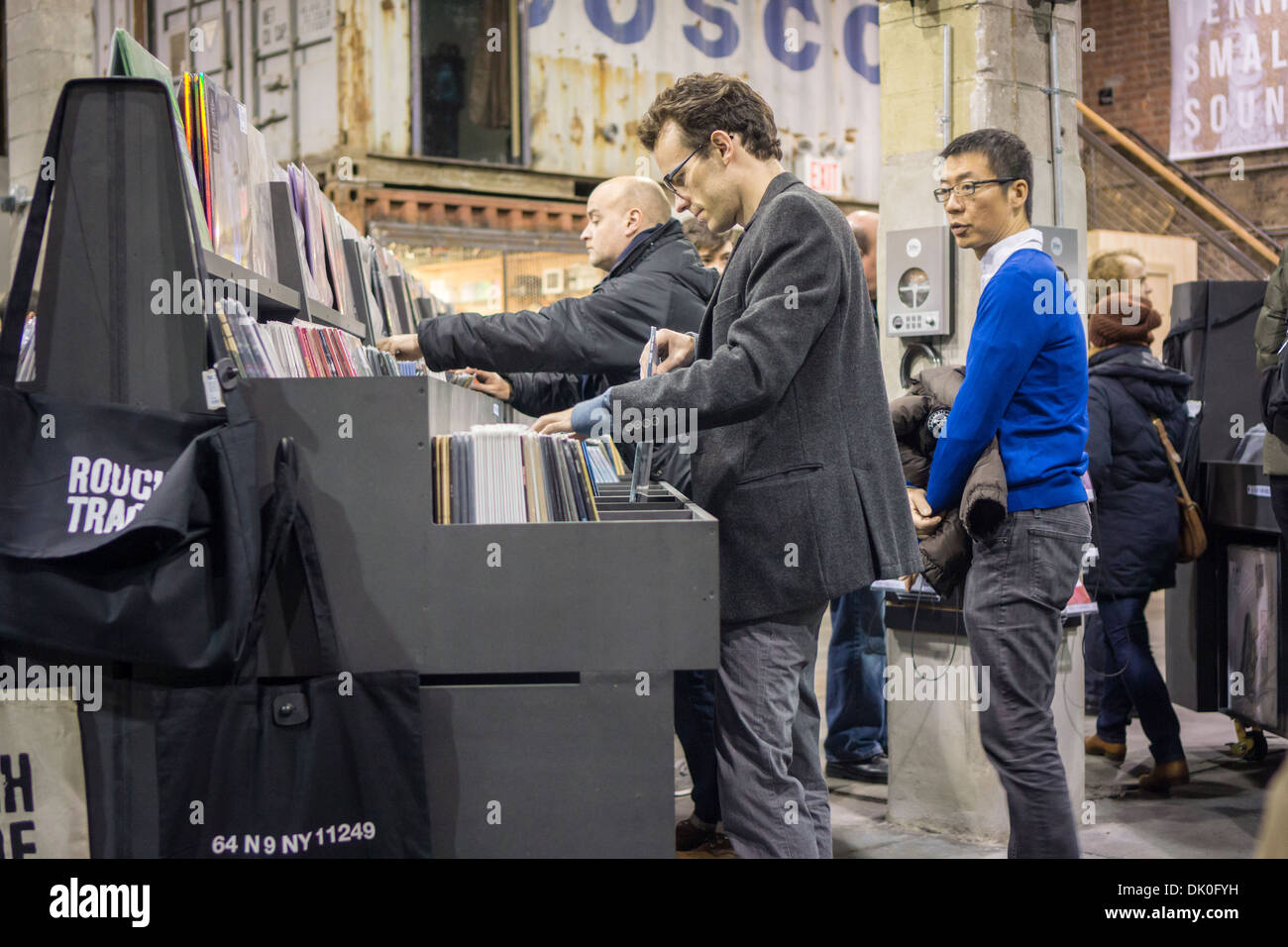 The newly opened Rough Trade NYC record store in the Williamsburg