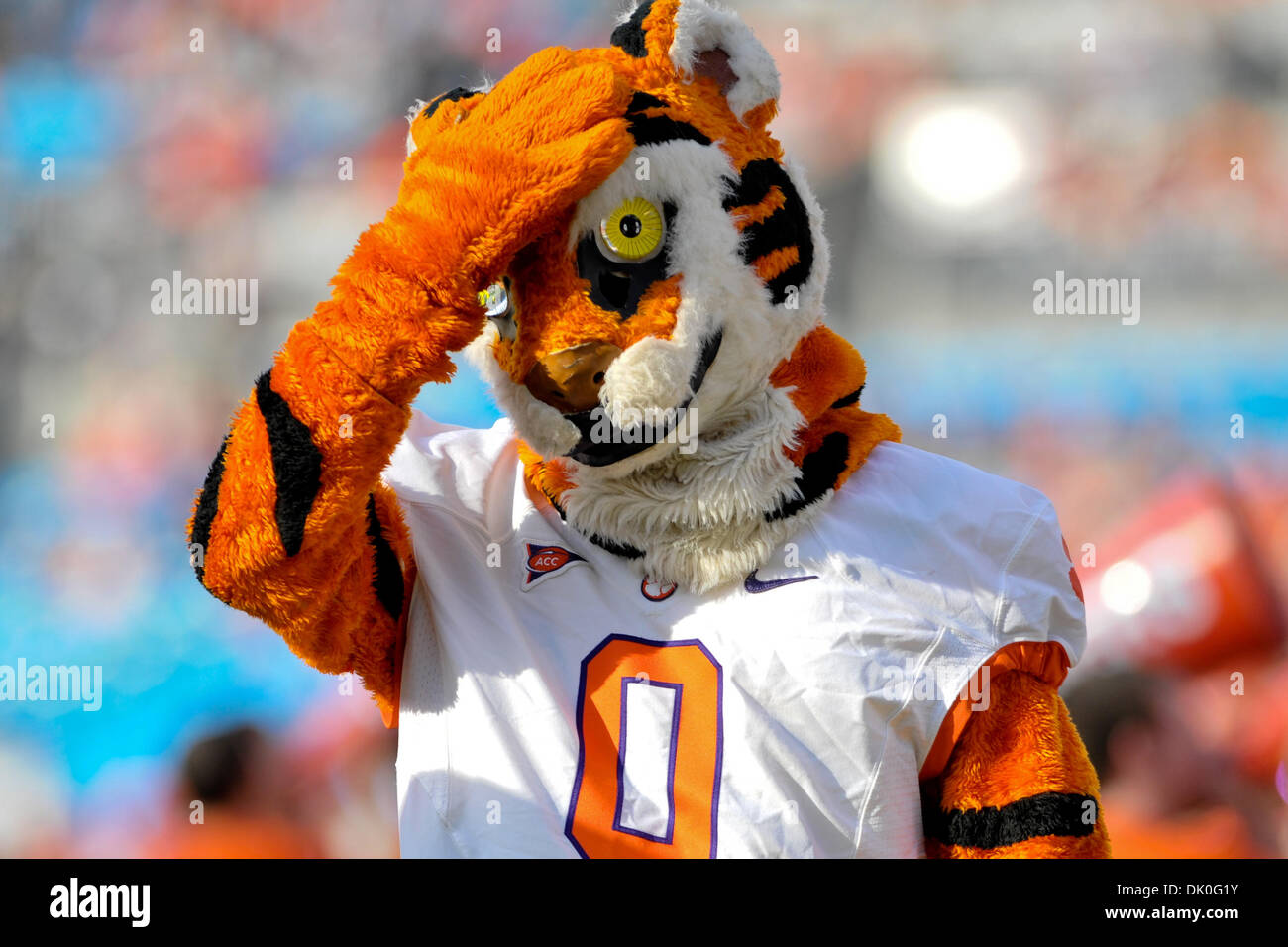 Dec. 31, 2010 Charlotte, North Carolina, US Clemson Tigers mascot