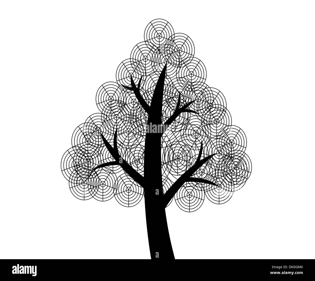 abstract tree , tree, tree silhouette, abstract leaf, tree vector