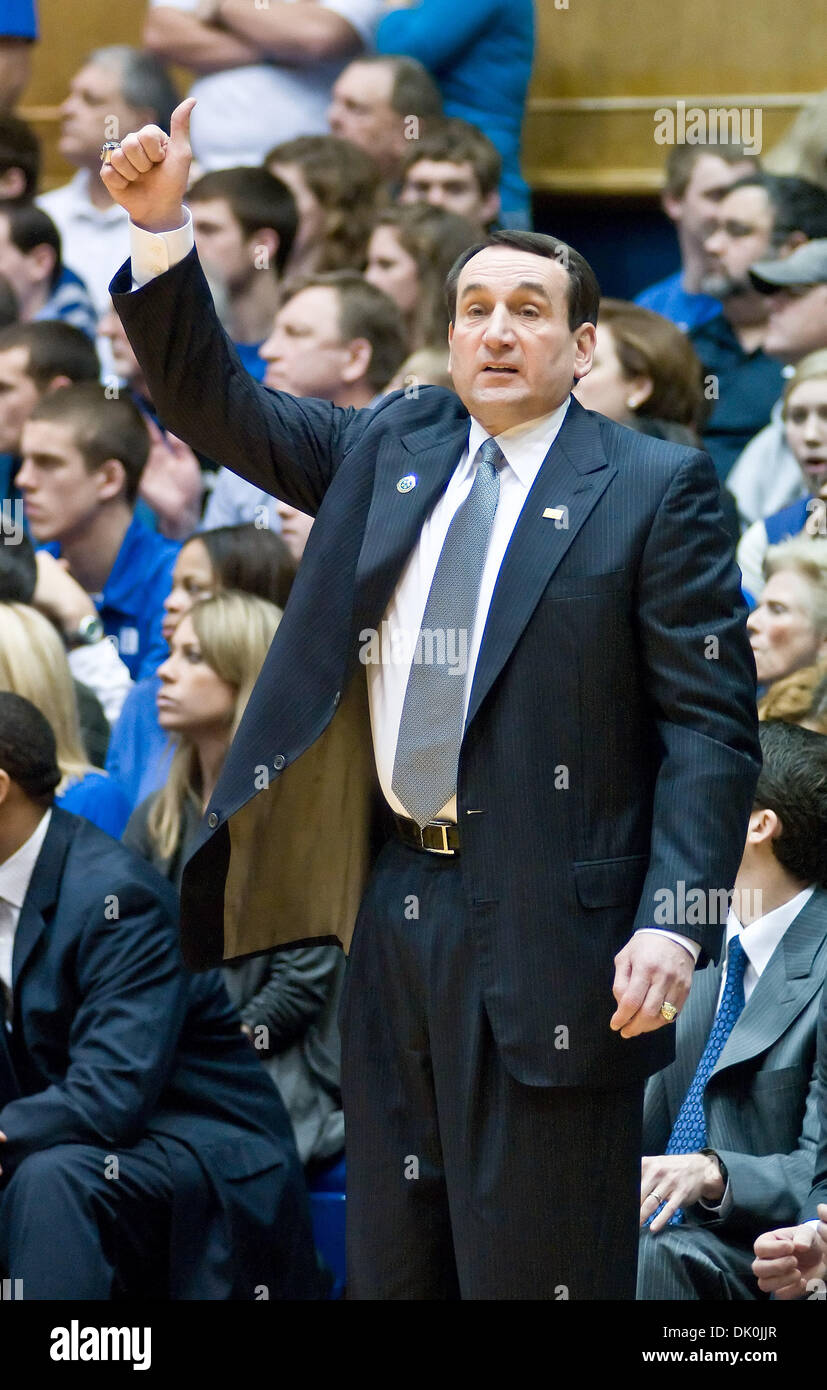 Jan. 2, 2011 Durham, North Carolina, U.S Duke head coach Mike