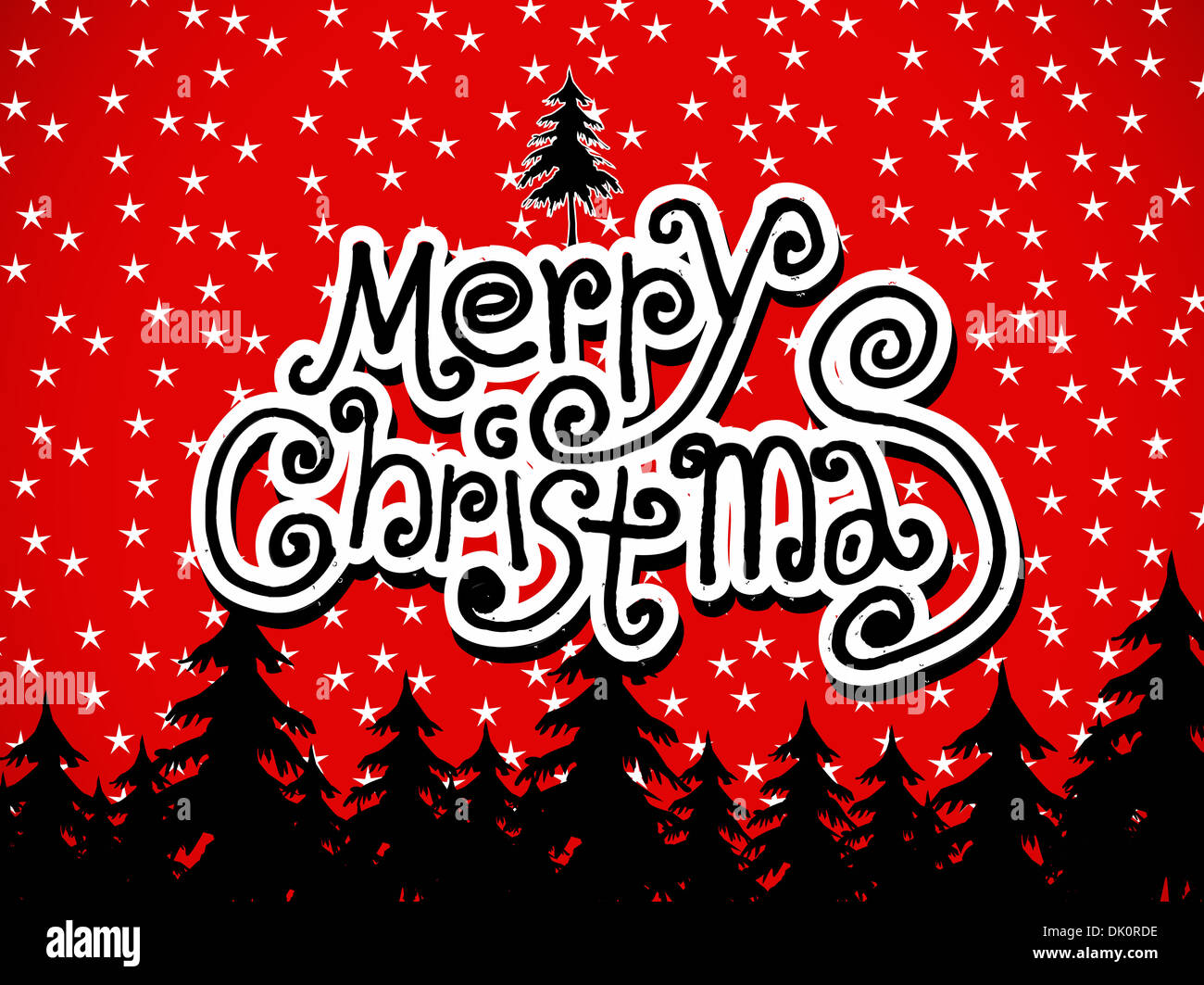 Merry Christmas And Happy New Year background Vector illustration Stock ...