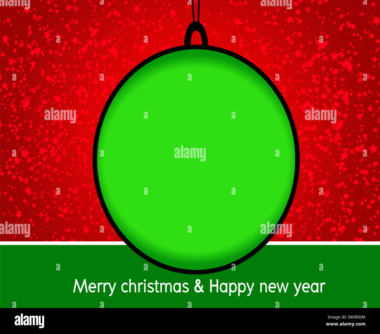 Merry Christmas And Happy New Year background Vector illustration Stock ...
