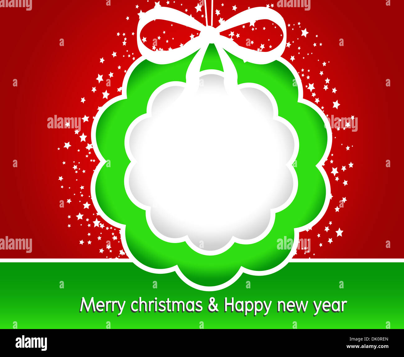 Merry Christmas And Happy New Year background Vector illustration Stock ...