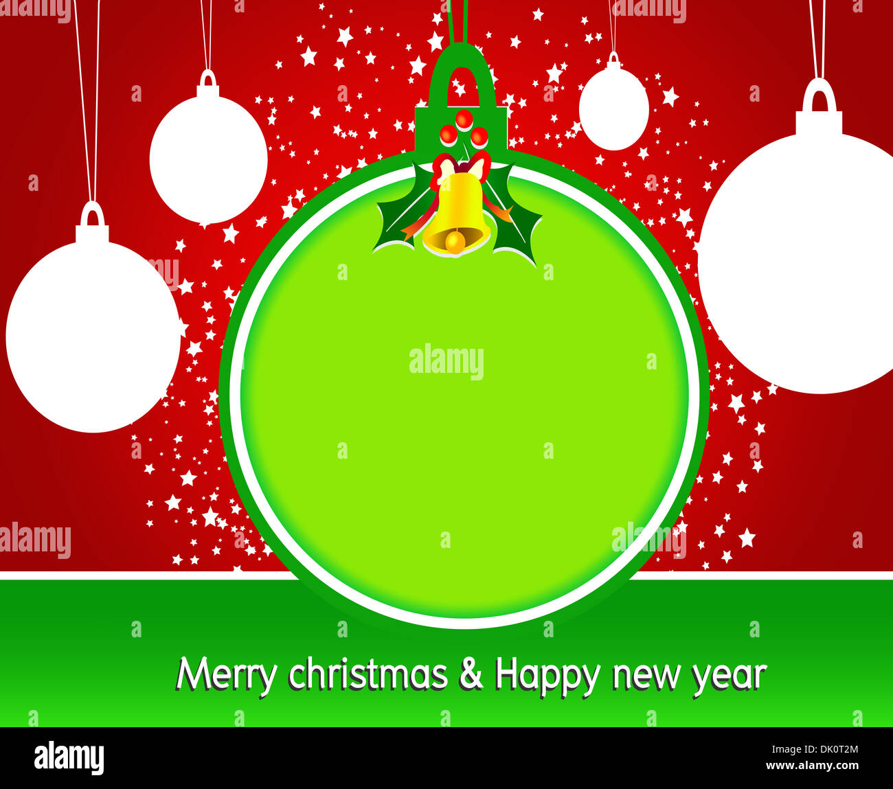 Merry Christmas And Happy New Year background Vector illustration Stock ...