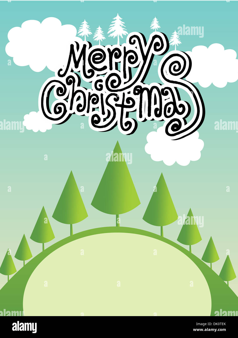 Merry Christmas And Happy New Year background Vector illustration Stock ...