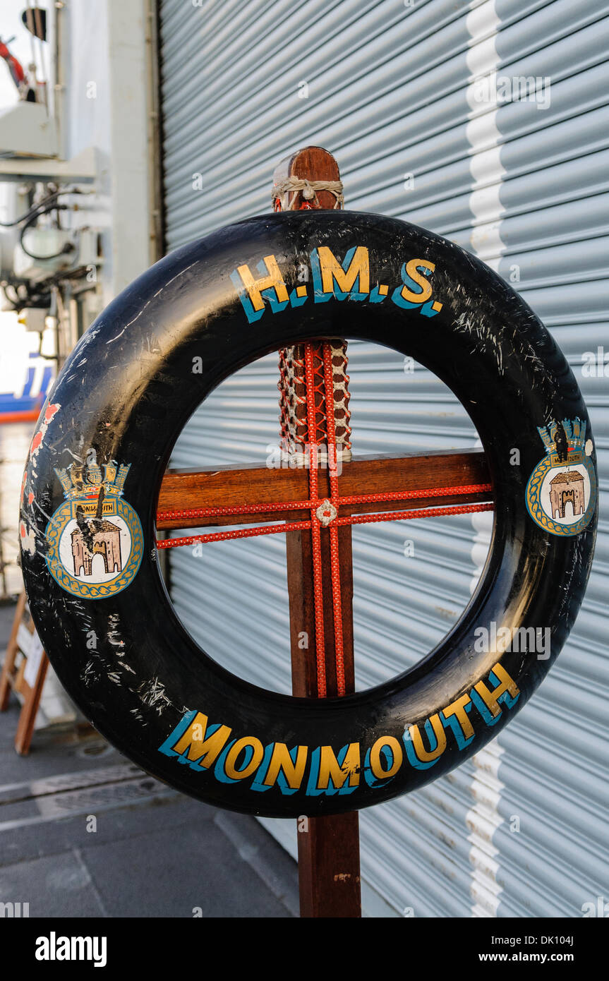 Belfast, Northern Ireland. 30th Nov 2013 - HMS Monmouth, a Royal Navy type 23 Frigate Credit:  Stephen Barnes/Alamy Live News Stock Photo