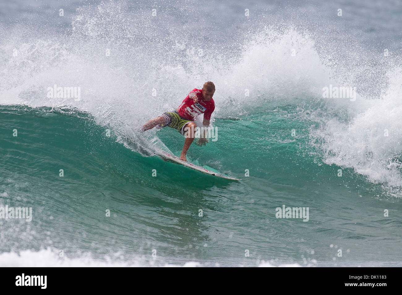 Jan 12, 2011 - Sydney, Australia - Second seed DALE STAPLES (St Frances, South Africa) advanced into the quarterfinals of the Billabong ASP World Junior Championships at Sydney's North Narrabeen Beach in Australia (Credit Image: © Kirstin Scholtz/ASP-Covered Images/ZUMAPRESS.com) Stock Photo