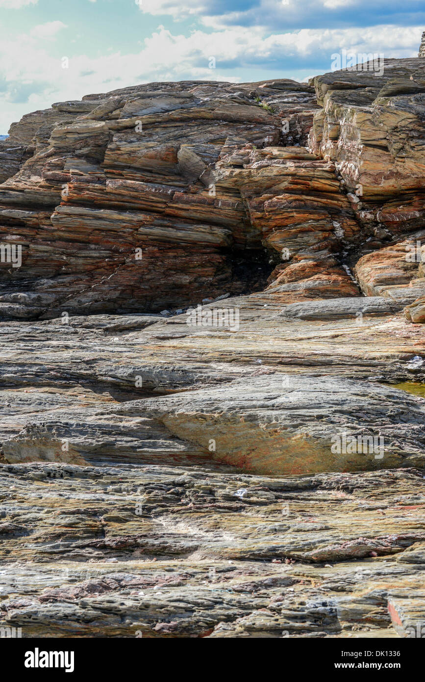 Coastal Rock Cliff Stock Photo - Alamy