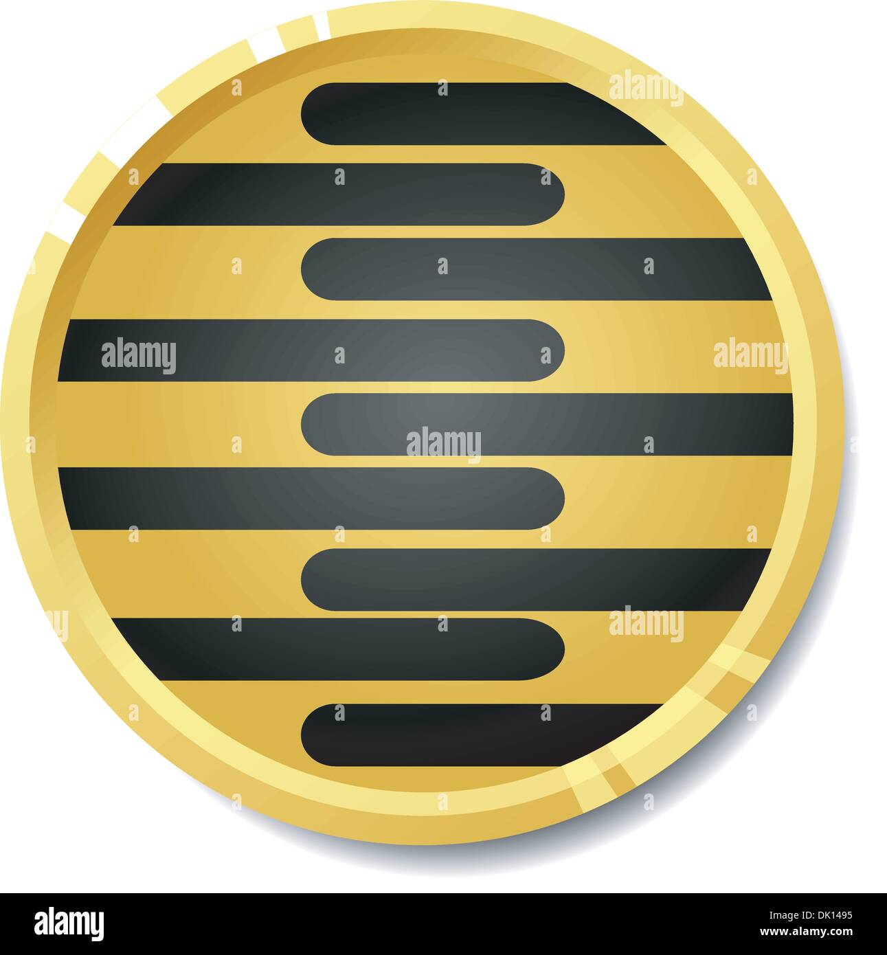 Button Stock Vector