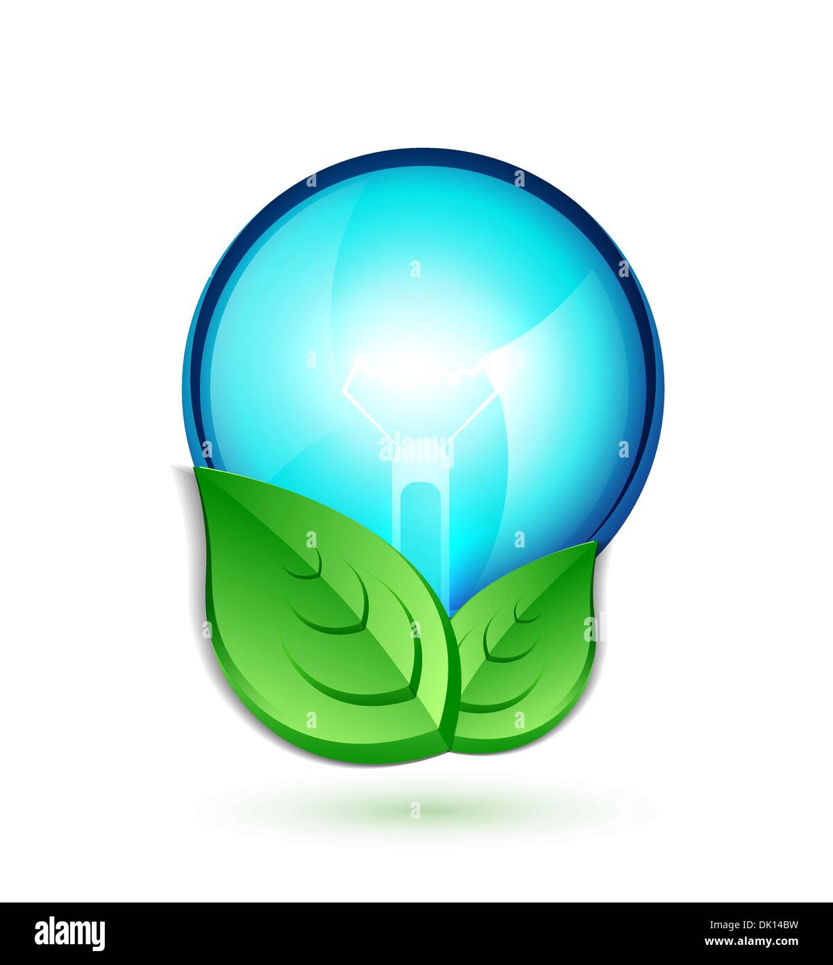Vector green concept. Circle and leaves Stock Vector Image & Art - Alamy