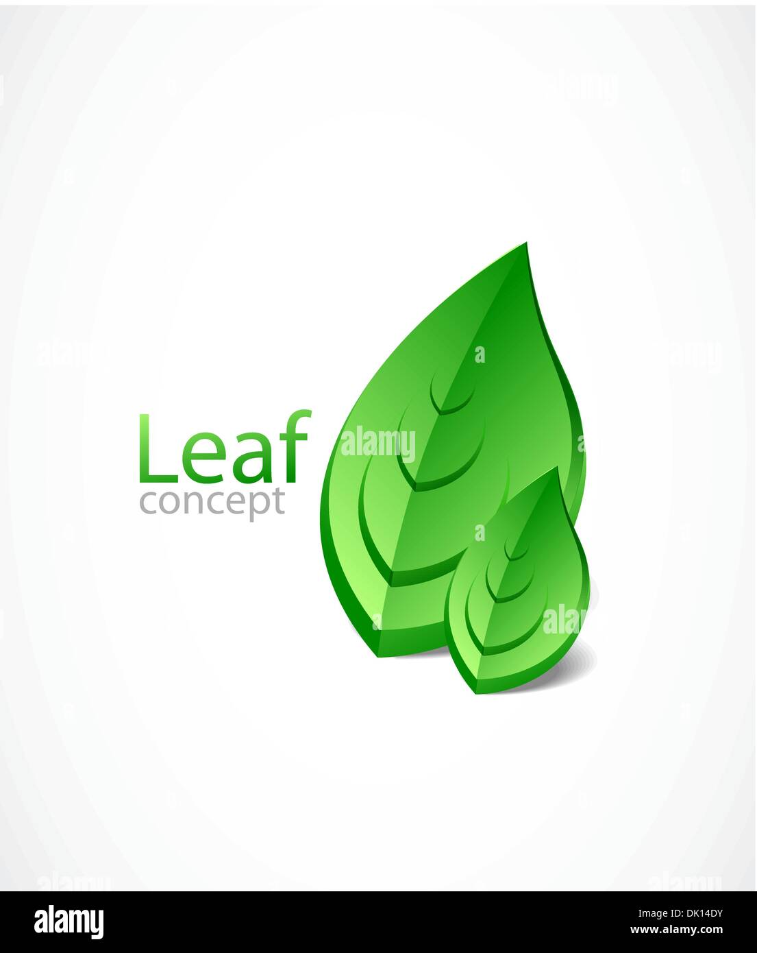 Green leaves abstract background on white Stock Vector Image & Art - Alamy