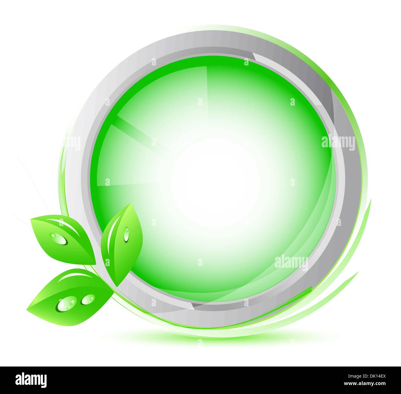 Abstract green nature eco concept Stock Vector Image & Art - Alamy