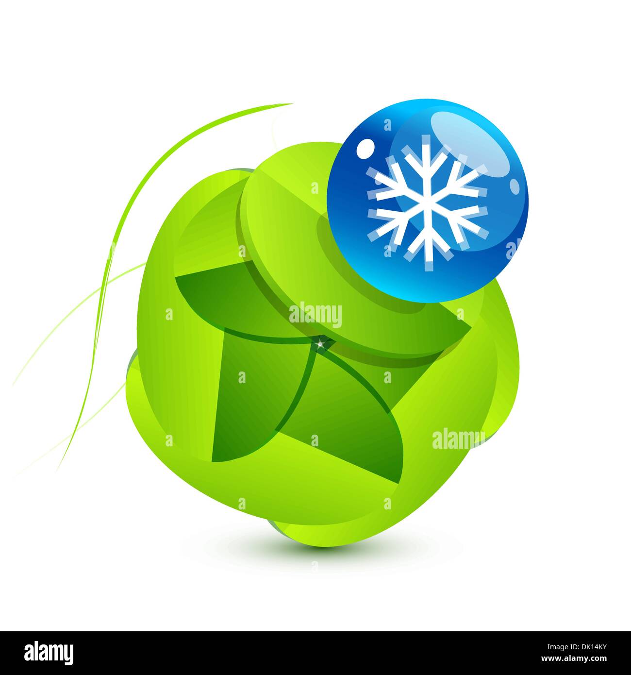 Abstract green nature eco concept Stock Vector Image & Art - Alamy