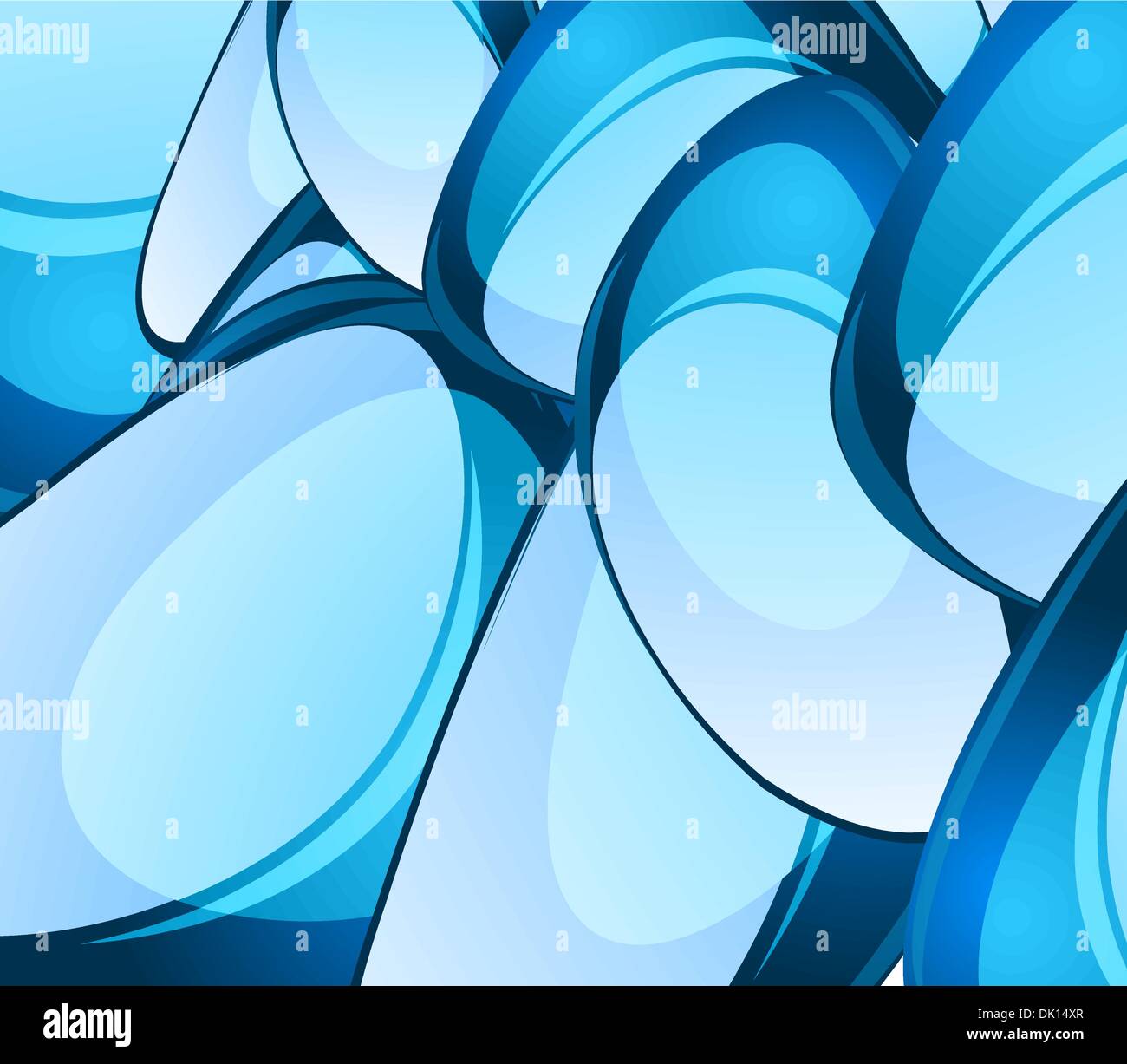 Vector smooth glass shapes design Stock Vector Image & Art - Alamy