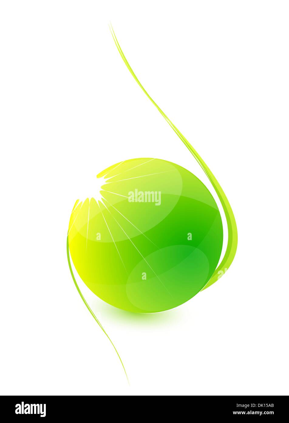 Abstract green nature eco concept Stock Vector Image & Art - Alamy