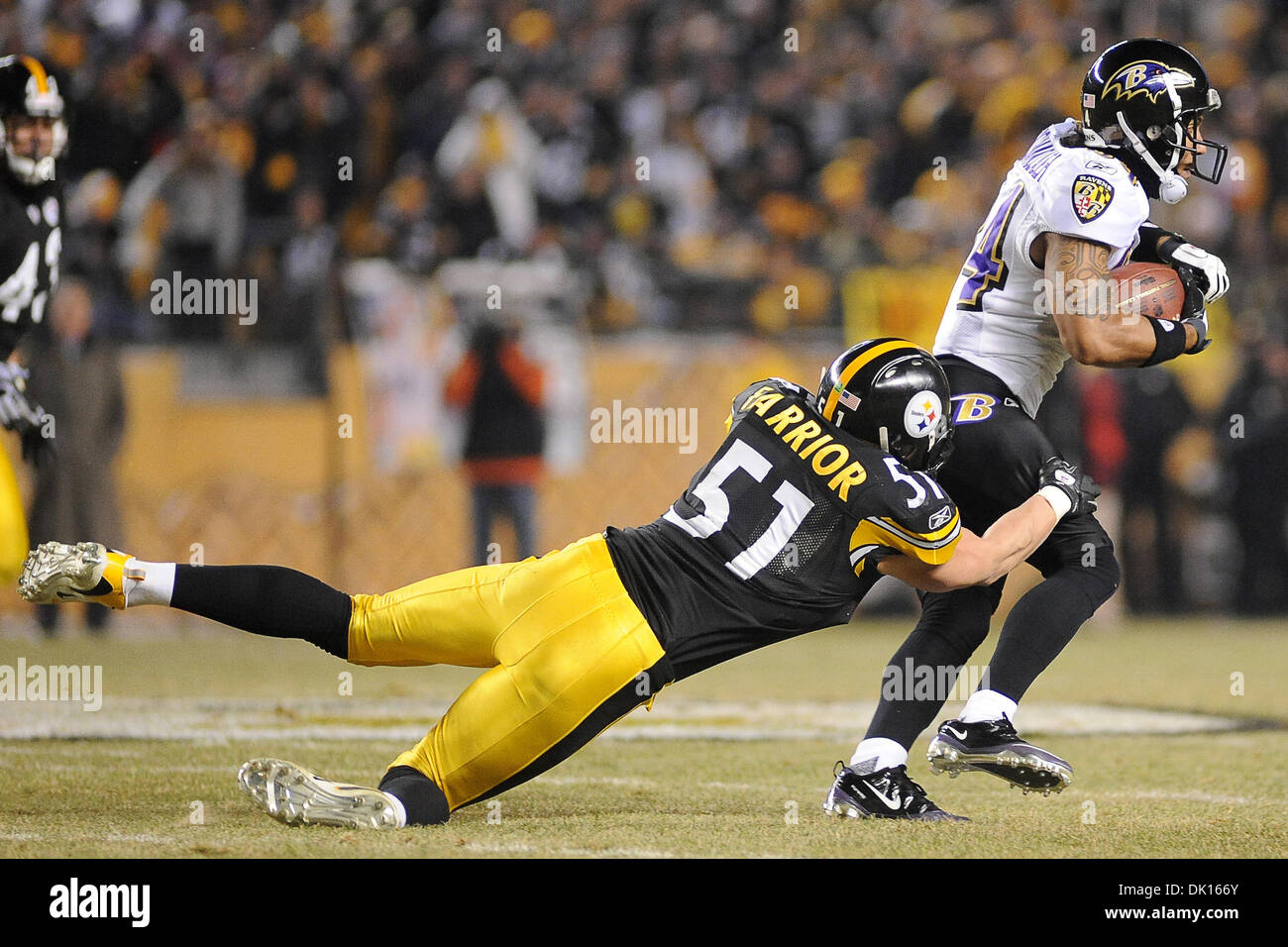 Pittsburgh Steelers fans chant Defense as the Steelers defense plays in  the fourth quarter against the Dallas Cowboys in the football game in  Pittsburgh, Sunday, Dec. 7, 2008. The Steelers defense came