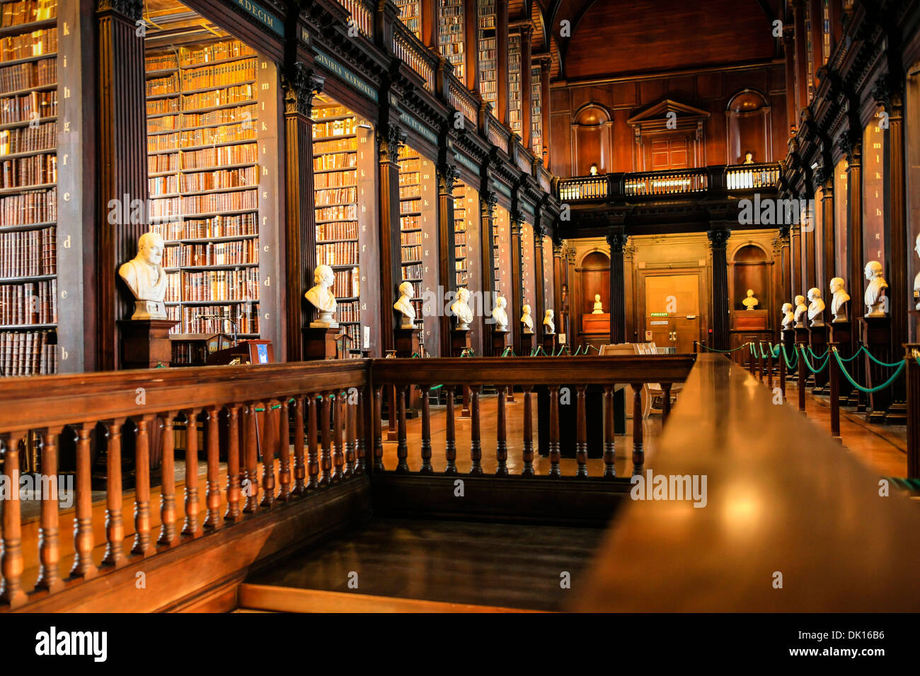 Trinity College Library, Dublin Stock Photo - Alamy