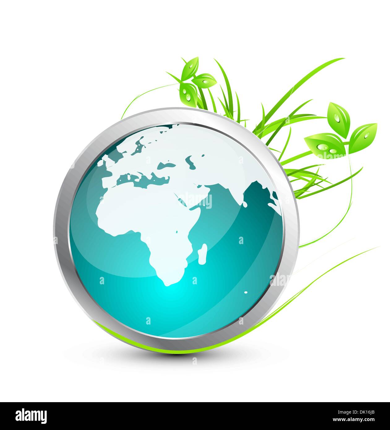 Abstract green nature eco concept Stock Vector Image & Art - Alamy