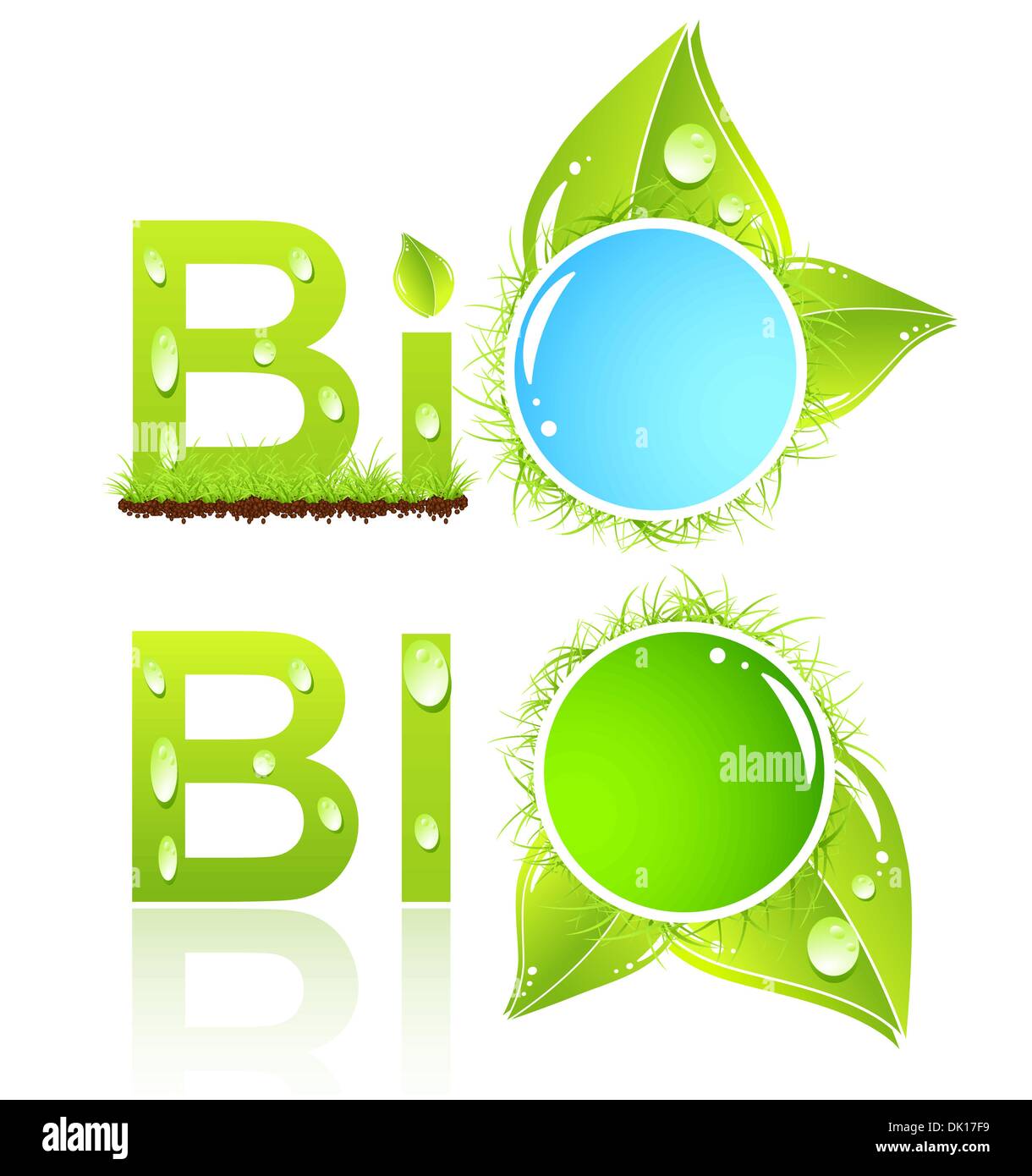 Abstract green nature eco concept Stock Vector Image & Art - Alamy