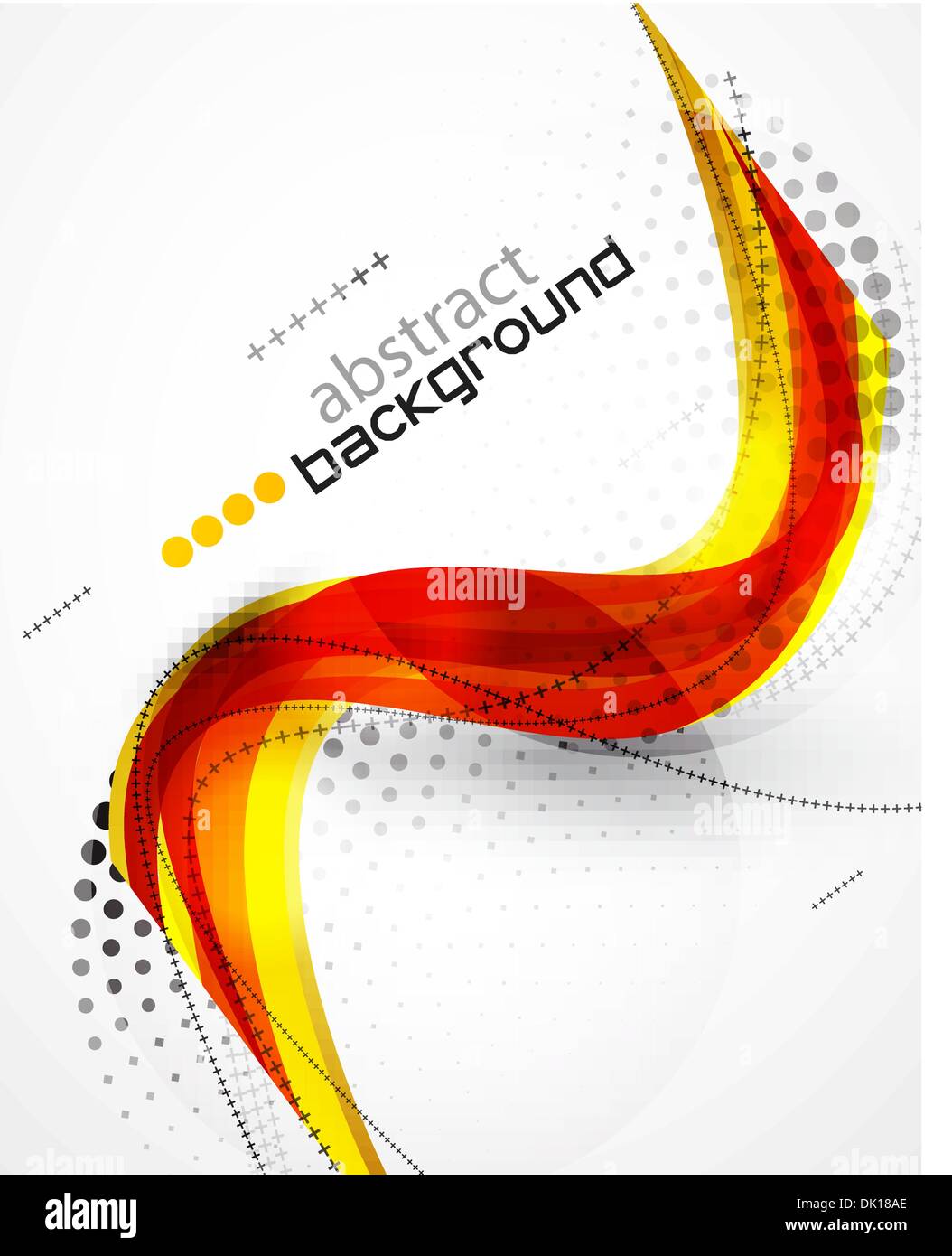 Vector orange wave abstract background Stock Vector Image & Art - Alamy