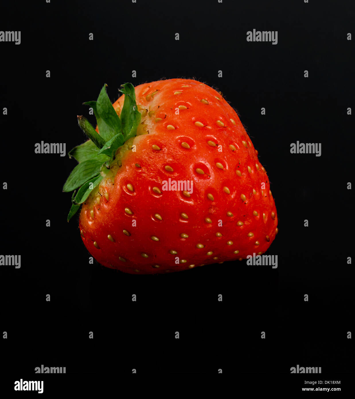 Strawberry black background hires stock photography and images Alamy