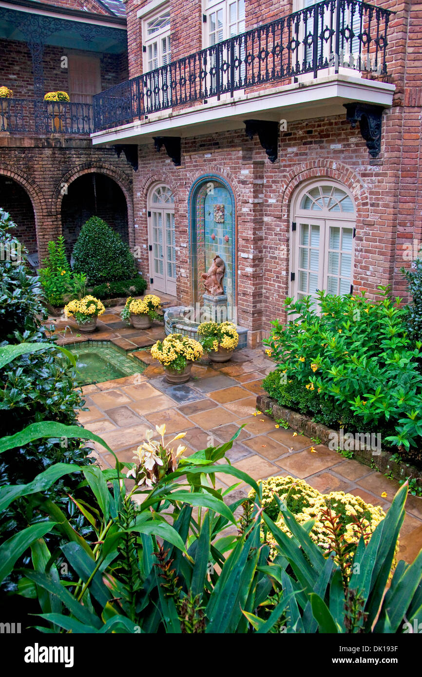 House entrance of Bellingrath Gardens and Home museum near Mobile
