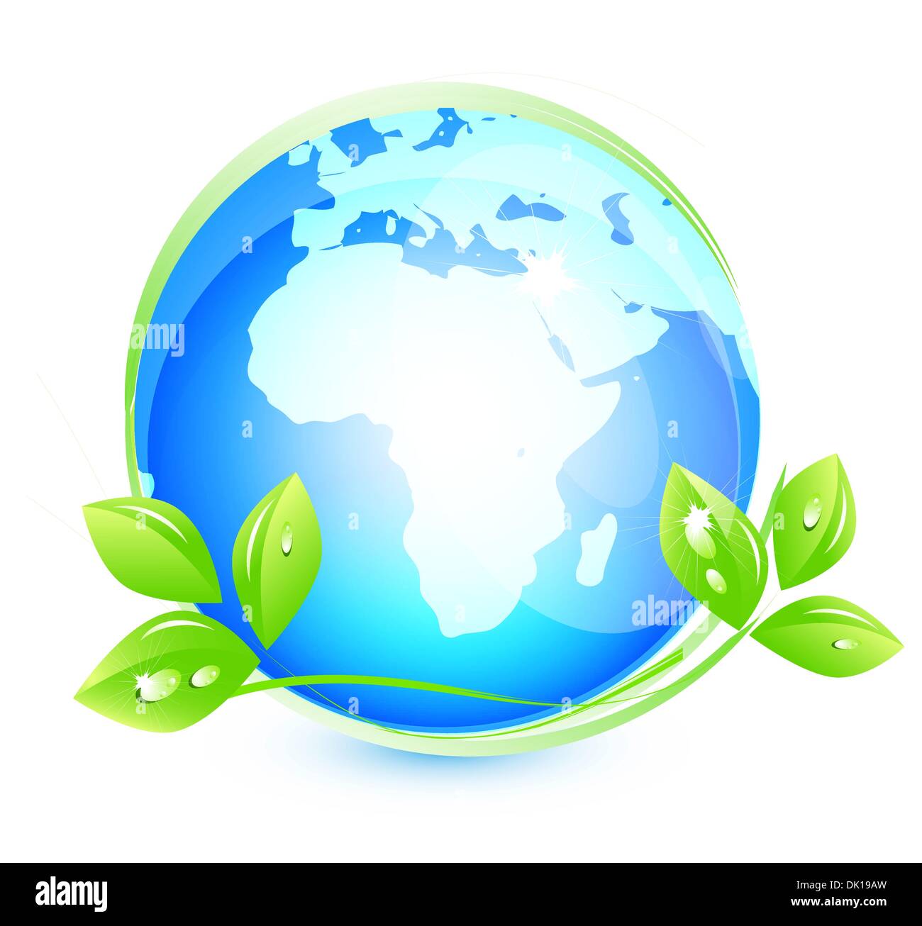 Abstract green nature eco concept Stock Vector Image & Art - Alamy