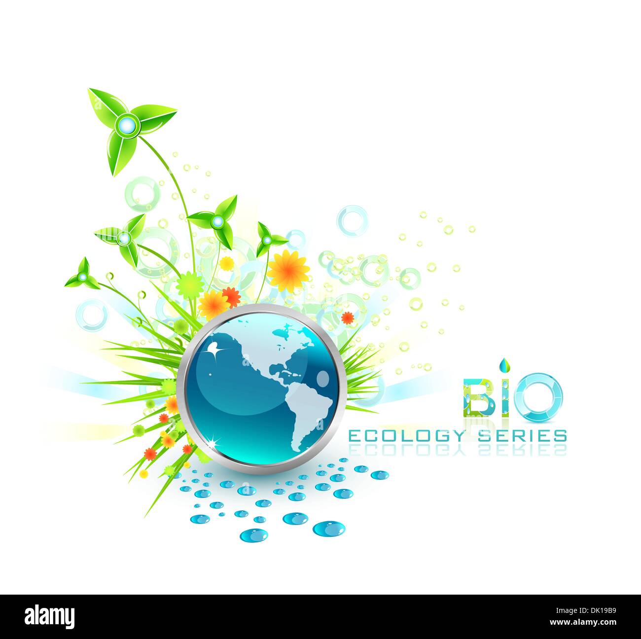 Nature glass Earth globe vector concept Stock Vector Image & Art - Alamy
