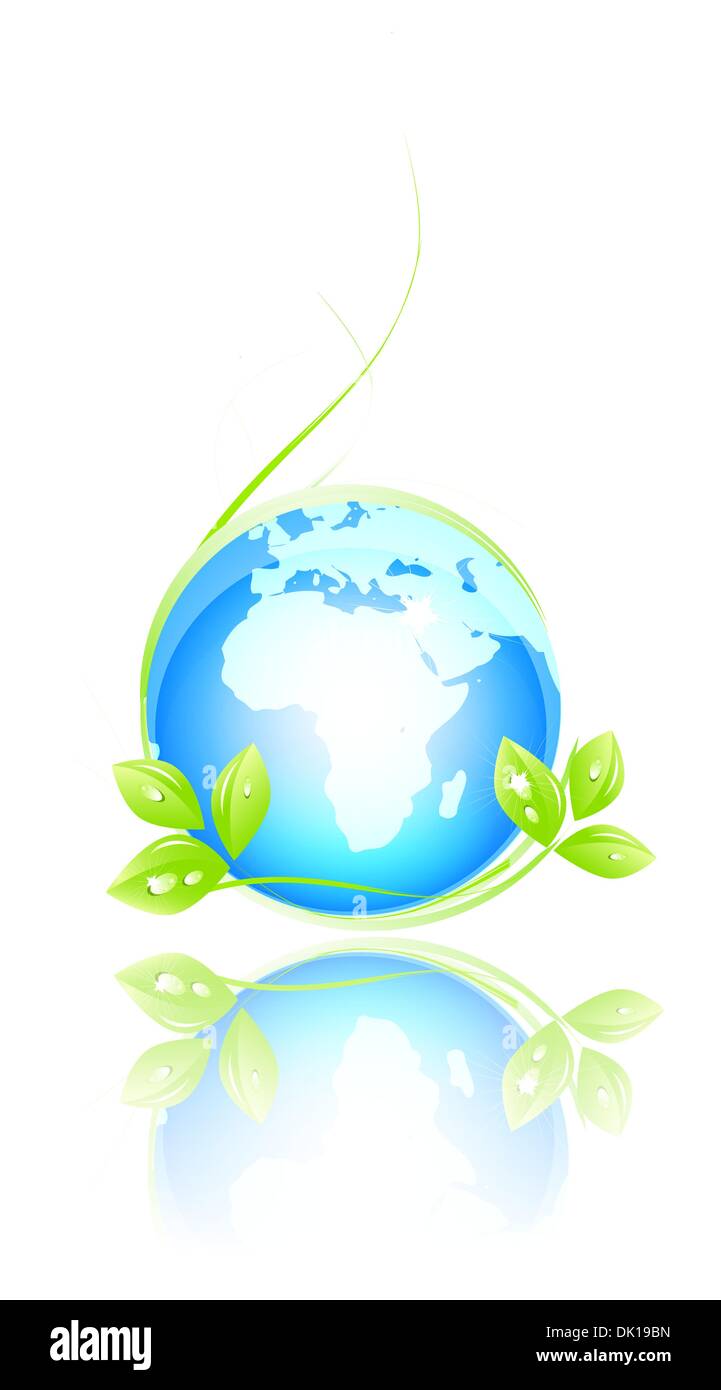 Green abstract vector earth concept Stock Vector Image & Art - Alamy