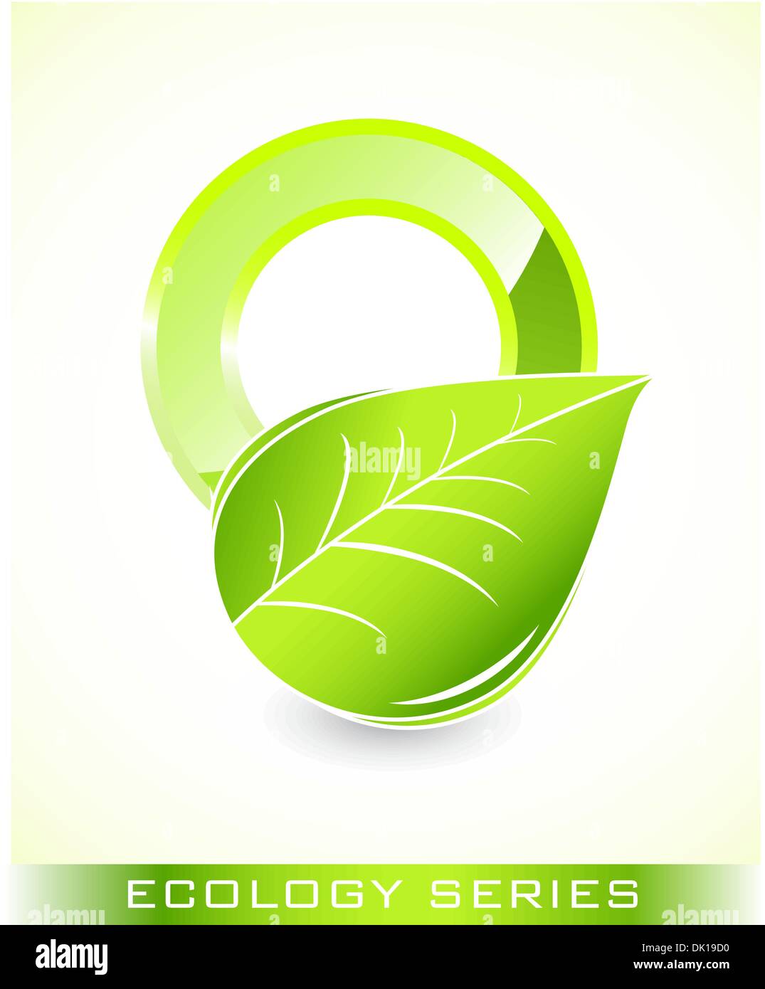 Abstract green nature eco concept Stock Vector Image & Art - Alamy