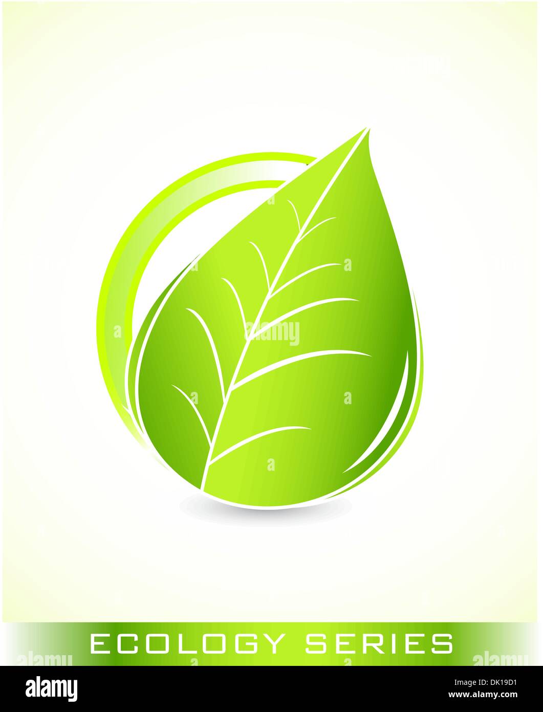 Abstract green nature eco concept Stock Vector Image & Art - Alamy