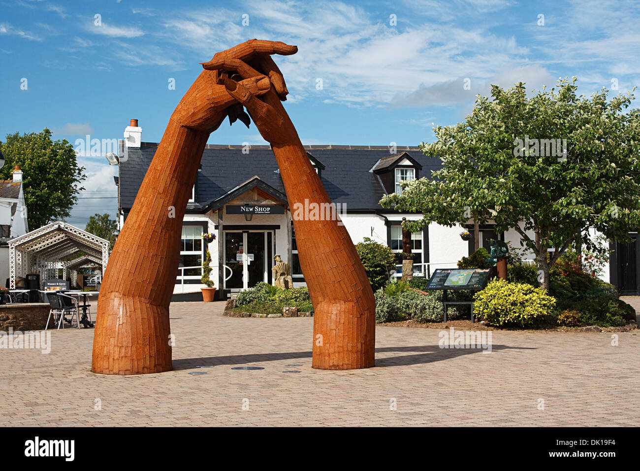 The Old Blacksmith Shop Visitor Centre at Gretna Green, Dumfries and Galloway Stock Photo