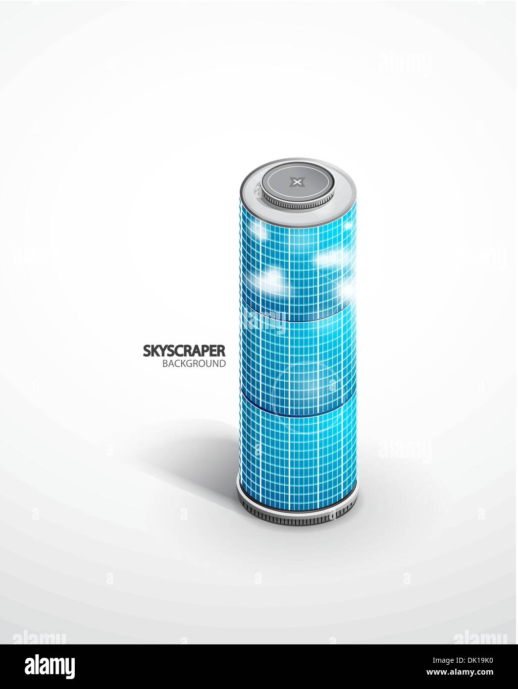 Vector skyscraper icon on grey background Stock Vector Image & Art - Alamy