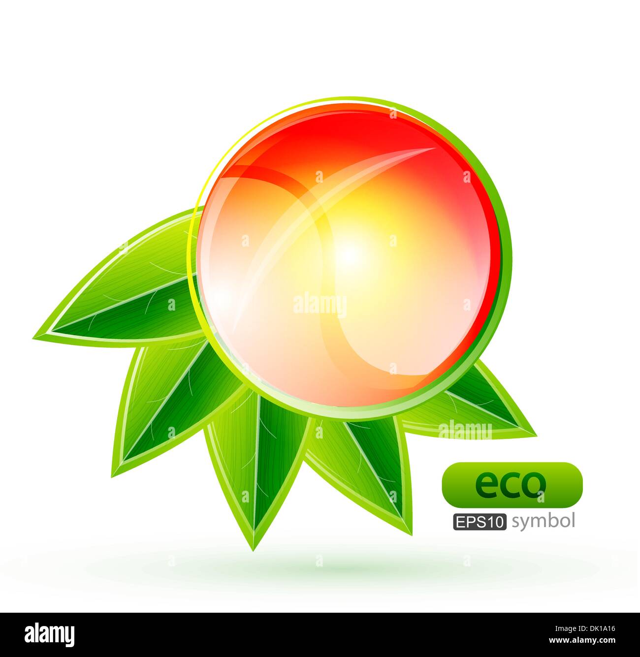 Green concept made of leaves Stock Vector Image & Art - Alamy
